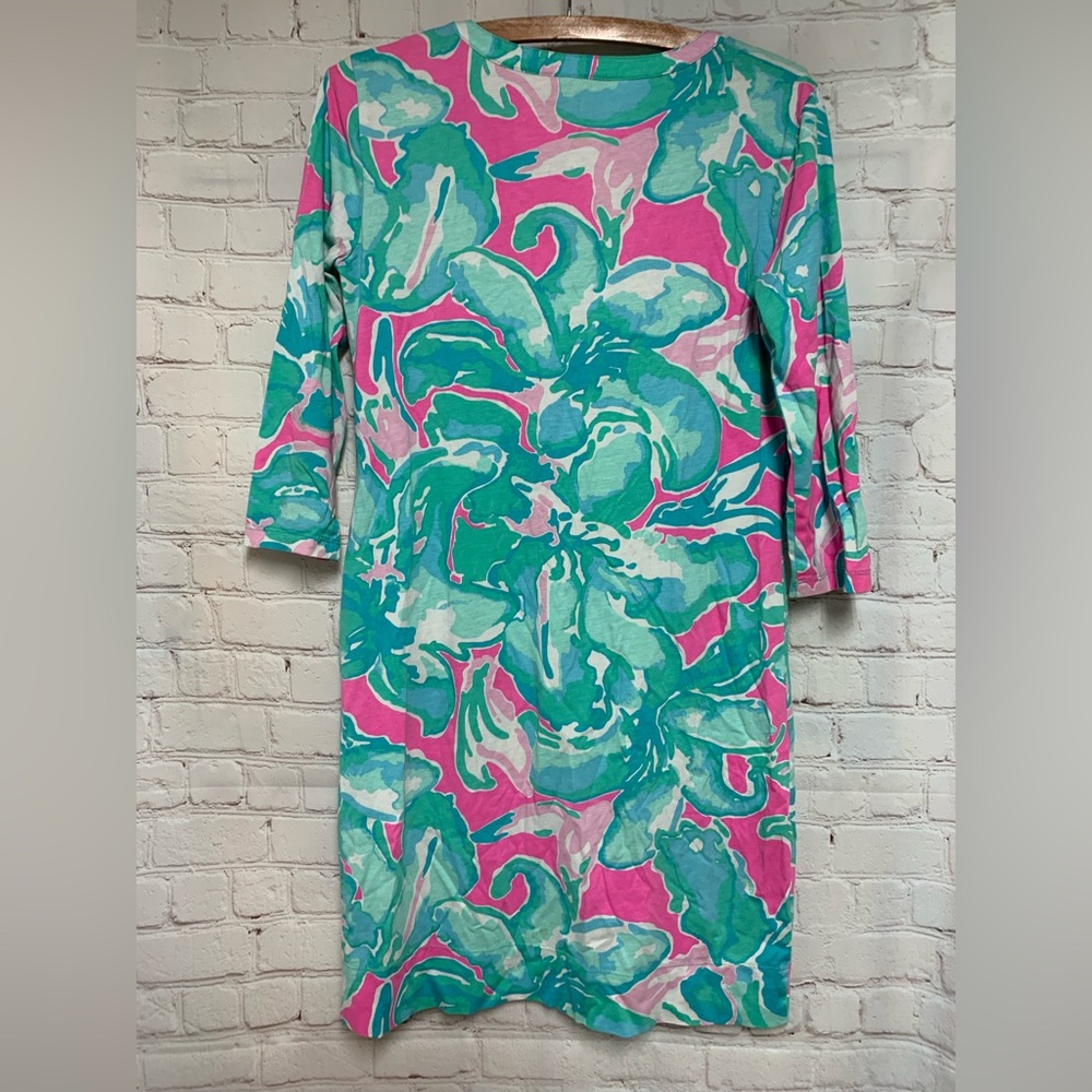 Lilly Pulitzer Floral Cotton Peru Dress Size S - Picture 5 of 5